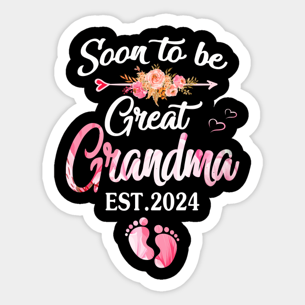 soon to be Great grandma 2024 Sticker by Bagshaw Gravity